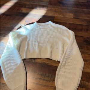 SHEIN White Ribbed Sweater